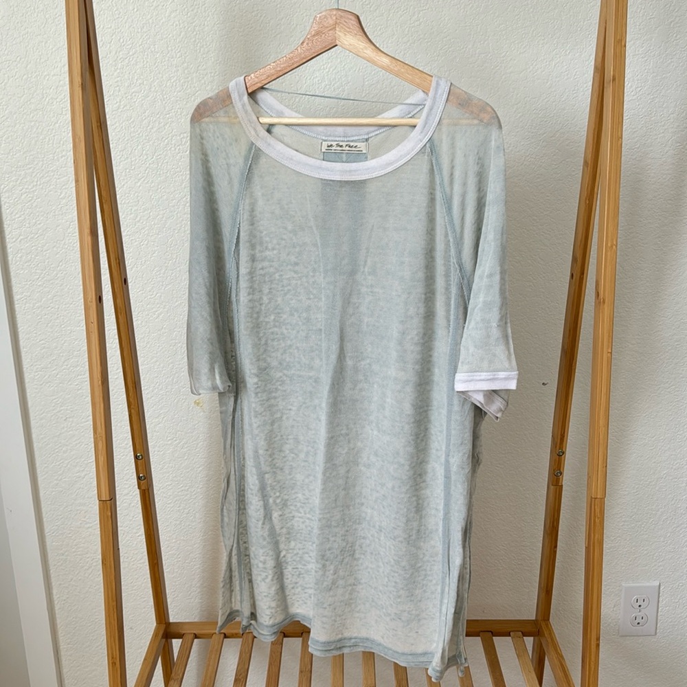 free people long coverup tee
